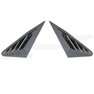 ฝาครอบกระจกหลังรถยนต์ 2 ชิ้น สำหรับ Audi A4 S4 B8 Sedan 2009-2016 ช่องระบายอากาศด้านข้าง  ตกแต่งรถยนต์ - Product Image 2