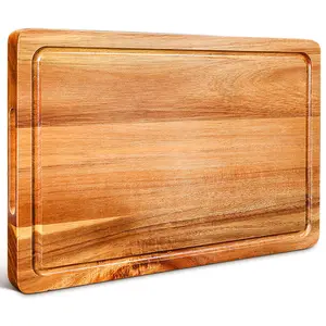 Hot Sales Charcuterie Boards Large Acacia Wooden Chopping Board Reversible Cutting Board
