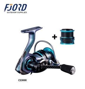 Airyfd — <span class=keywords><strong>moulinet</strong></span> en carbone à deux tasses, nouveau, équipement à tambour fixe adapté aux carpes et à l'eau salée - Product Image 1