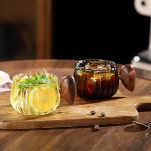 Tasses à café en verre borosilicate 350ml/500ml, luxe, haute résistance à la température, pour les cafés - Product Image 4