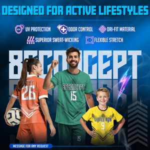 Maillot de football personnalisable, maillot de football à rayures, uniforme de football, maillots de football en gros, maillot de football uni - F00 - Product Image 4