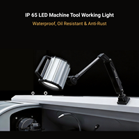 Lampe de travail LED pour machine-outil Doingwin F6, super lumineuse, boîtier en alliage d'aluminium avec rotation à 360° °   Rotation pour utilisation sur machine-outil CNC en usine