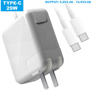 Chargeur pour ordinateur portable Ele-Gate 29W Type C vers Type C, adaptateur de charge rapide pour MacBook - Product Image 2
