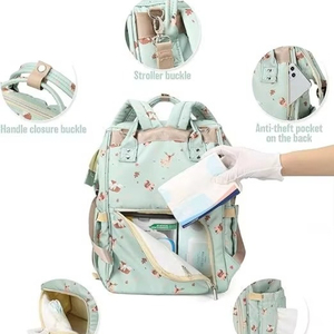 Muestra gratuita de mochila pañalera de gran capacidad Boss Plus, mochila pañalera con 19 bolsillos - Product Image 3