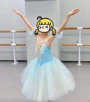 Robes de ballet à bretelles pour enfants 2025 – Grande Vente – Tenue de danse classique professionnelle avec tutu et justaucorps