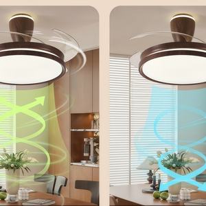 Ventilador de Techo LED Nórdico Moderno Minimalista de Alta Calidad, Silencioso, con 5 Aspas y Control Remoto para Hogar y Oficina - Product Image 4