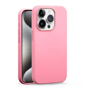 OEM tùy chỉnh nhôm máy ảnh Vòng với silicon lỏng trường hợp điện thoại chống sốc màu sắc từ trường hợp điện thoại cho iPhones 15 Pro Max - Product Image 3