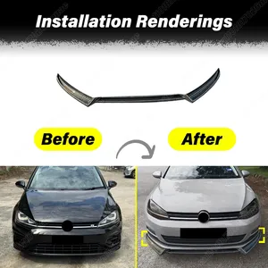สำหรับ MK6 2011 2012 2013 2014 ชุดแต่งสปอยเลอร์กันชนหน้ารถยนต์ อุปกรณ์ตกแต่งด้านหน้า - Product Image 2