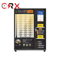 Distributeur automatique de repas rapides 24h/24, distributeur automatique de pizzas, hamburgers, plats chauds