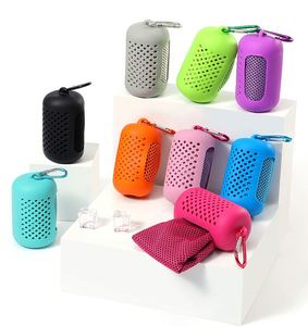 Serviette de sport multifonctionnelle rafraîchissante à séchage rapide et respirante avec étui pour la remise en forme et l'entraînement en extérieur - Product Image 1