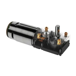 Zhaowei 5840 12v 24V Right Angle Gear Motor High Torque Low Rpm Pmdc Brushless Worm Gear Bldc Motor Encoderfor Automatic Door