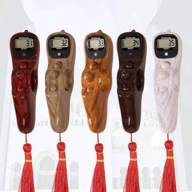 Wholesales Muslim Islamic Digital Finger Tasbin & Compass Counter LED Electronic Tally Counter