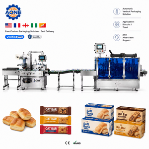 Máquina de Envasado y Cartonado de Alta Resistencia para Galletas, Máquina de Envasado en Bolsas para Galletas de Mantequilla de Maní - Product Image 1