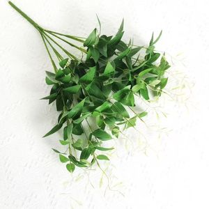 Guirlande de feuilles artificielles de <span class=keywords><strong>chèvrefeuille</strong></span> verte ZZ pour <span class=keywords><strong>d</strong></span>écoration murale, idéale pour les cérémonies de mariage et les salles de banquet - Product Image 3