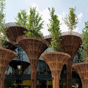 Bamboo Arches Pergolas Outdoor Decor Weather Resistant Garden Structures ZS 01 - Product Image 2