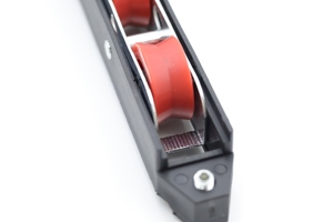 Rueda Doble de Nylon <span class=keywords><strong>para</strong></span> Mosquiteras de Puertas y Ventanas, Accesorios de Plástico <span class=keywords><strong>para</strong></span> Puertas y Ventanas, Precio de Fábrica - Product Image 6