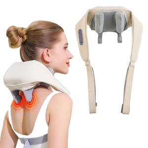 Masajeador de Hombros y Cuello LUIYAO de Gran Venta Almohada de Masaje Portátil Shiatsu con Calefacción para Oficina Hogar y Viaje - Product Image 1