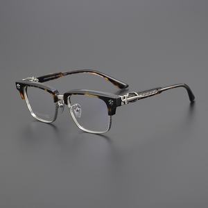 CH8206 デザイナー アセテート レディース アイウェア 高品質 長方形 UVカット オプティカル メガネフレーム おしゃれ 度付き Y2K - Product Image 4