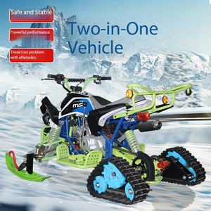 Moto tout-terrain à chenilles 125CC 4 temps 4 cylindres, conçue <span class=keywords><strong>pour</strong></span> la neige, la sable et le <span class=keywords><strong>ski</strong></span>, capacité de charge 150 kg - Product Image 2