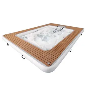 Portable Floating Ocean Sea Swimming Pool Inflatable Water Platform Air Sealed Inflatable Yacht Pool With EVA