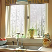 Film pour fenêtre en PVC opaque, surface givrée, protection UV, sans colle, épaisseur 12MIL, design moderne pour la maison
