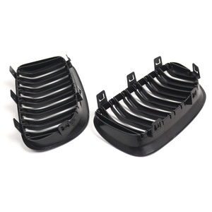 Calandre double ligne BMW noir brillant pour coupé E92 2010-2014, pare-chocs en plastique ABS, pièce de rechange, numéro de pièce 51137254967 - Product Image 2