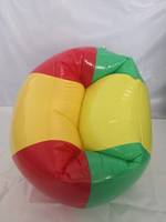 Ballon d'exercice gonflable unique multicolore pour fêtes à thème en extérieur, prix d'usine, logo personnalisé, PVC, 160 cm, capacité 20 kg+