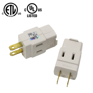 ETL đa chức năng ABS mới ba ổ cắm tường tap điện tường <span class=keywords><strong>Adapter</strong></span> màu ngà 2 prong 3 cách tap - Product Image 1