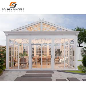 GS High-end Villa Sunroom Custom Aluminum Alloy Outdoor Glass Room - Product Image 4