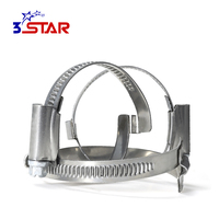 Pince de pont de tuyau ondulé réglable en acier inoxydable métrique/pouce W4 W2 W5