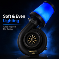 Kit de lampe Turbo DIY pour projets d'impression 3D, lumière LED créative de bureau alimentée par USB 5V 2W avec interrupteur pour la décoration de bureau des créateurs