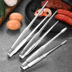 Barbecue-Diensthändel in Lebensmittelqualität 304 Edelstahl 10 Zoll/12 Zoll Speisenhähne Steak Fleischhähne Buffet erweiterter Brotthandel - Product Image 6