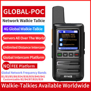 4G poc อินเทอร์<span class=keywords><strong>เน็ต</strong></span>สองทางวิทยุมินิซิมการ์ดอินเตอร์คอมทั่วโลกวอล์กกี้ทอล์กกี้ระยะไกล5000กม. คู่ (ไม่มีค่าธรรมเนียม) แพ<span class=keywords><strong>ล</strong></span>ตฟอร์มอินเตอร์คอม - Product Image 3