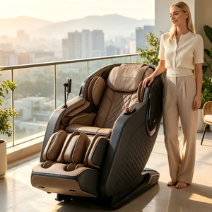 Silla de Masaje SL Track con Control por Voz Ai, Carga Inalámbrica, Gravedad Cero, Relajación de <span class=keywords><strong>Cuerpo</strong></span> <span class=keywords><strong>Completo</strong></span>, <span class=keywords><strong>Precio</strong></span> Económico - Product Image 1