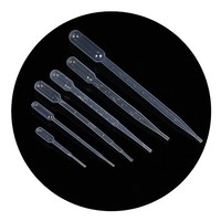 Mini pipettes Pasteur jetables en PE de 3 ml, 5 ml, 10 ml, 23 ml, modèle DG018, 100 pièces/sac, 90 g/sac, garantie 3 ans, personnalisation OEM