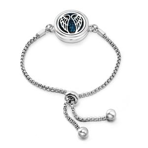 Vente flash - Bracelet diffuseur d'huiles essentielles en acier inoxydable aromatique et aromathérapeutique, réglable, parfum, <span class=keywords><strong>bijoux</strong></span>, 100% naturel - Product Image 6