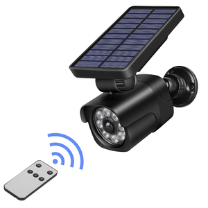 Applique murale étanche extérieure détecteur de mouvement Simulation caméra de surveillance lumière porte de jardin avant route escaliers LED capteur solaire - Product Image 2