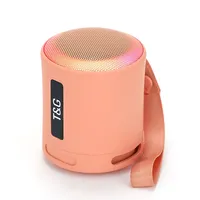 Haut-parleur sans fil portable étanche multicolore stéréo TG373 avec recharge sans fil pour ordinateur, téléphone portable et fêtes en extérieur