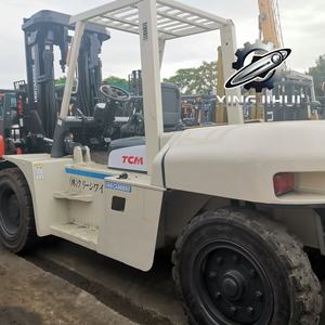 Montacargas TCM FD100Z8 de 7 Toneladas, Montacargas Usado de Japón, 10 Toneladas, Motor Isuzu 6BG1, Máquina Usada, Montacargas a Combustible, 3000MM, 10000KG - Product Image 4