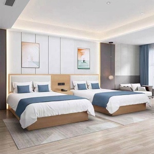 Meilleures ventes : Cadre de lit de motel, mobilier d'hôtel, ensembles de chambre à coucher, design élégant, mobilier d'hôtel 3 étoiles, applicable aux locations d'appartements - Product Image 2