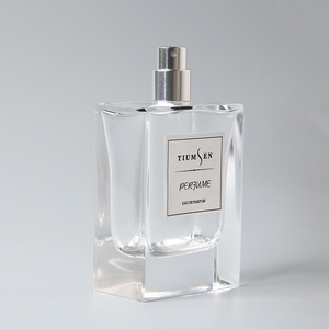 Luxury New Design Screw Type 30ml <strong>50ml</strong> 100ml Empty <strong>Glass</strong> Refill Perfume <strong>Bottle</strong> With Cement Lid - Product Image 2