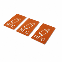 Carte NFC Mini PVC NTAG213 13,56 MHz, carte RFID intelligente avec encodage de données personnalisé, impression offset haute définition
