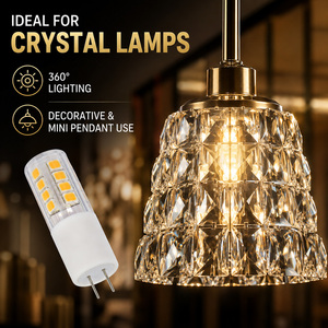 2.5W <b>G4</b> Ceramic <b>Bulb</b> 250-300LM 120lm/W AC/DC 12V 360 Degree Sanan 2835 Dimmable 15000H 2-Year CE RoHS ETL Office - Product Image 6