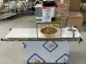 Machine à pizza multifonctionnelle en acier inoxydable 304, capacité de 350-450 kg/h, pour la fabrication automatique de roti, flexible et polyvalente - Product Image 6