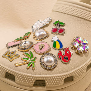 Designer nuovo lusso Bling Custom strass metallo scarpe charm decorazioni in metallo per scarpe scarpe gioielli - Product Image 1