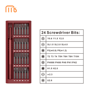 Juego de destornilladores 25 en 1, herramientas de mano para reparación de teléfono, ordenador, S2 bits, multiuso doméstico, venta al por mayor de fábrica - Product Image 2