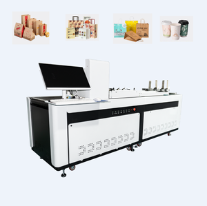 Imprimante à jet d'encre numérique à plat couleur unique Chargeur automatique en un passage pour sacs à provisions Boîtes à <span class=keywords><strong>pizza</strong></span> Papiers Oeuf flexible chinois - Product Image 1