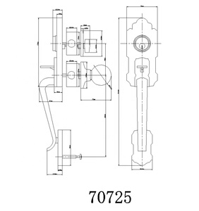 2025 Trung Quốc bán chạy nhất cửa trượt và cửa sổ an toàn từ trẻ em hình ống xử lý khóa - Product Image 6