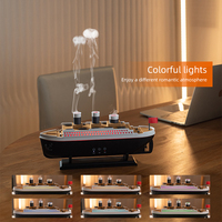 Méduse 250ml diffuseur d'arôme à ultrasons anneau de fumée humidificateur télécommandé pour les ménages Ce Rohs approuvé électrique pour