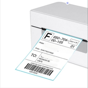 Nhãn vận chuyển nhiệt trực tiếp-Gói nhãn nhiệt 4x6 500 Fanfold với chất kết dính đục lỗ và mạnh mẽ - Product Image 6